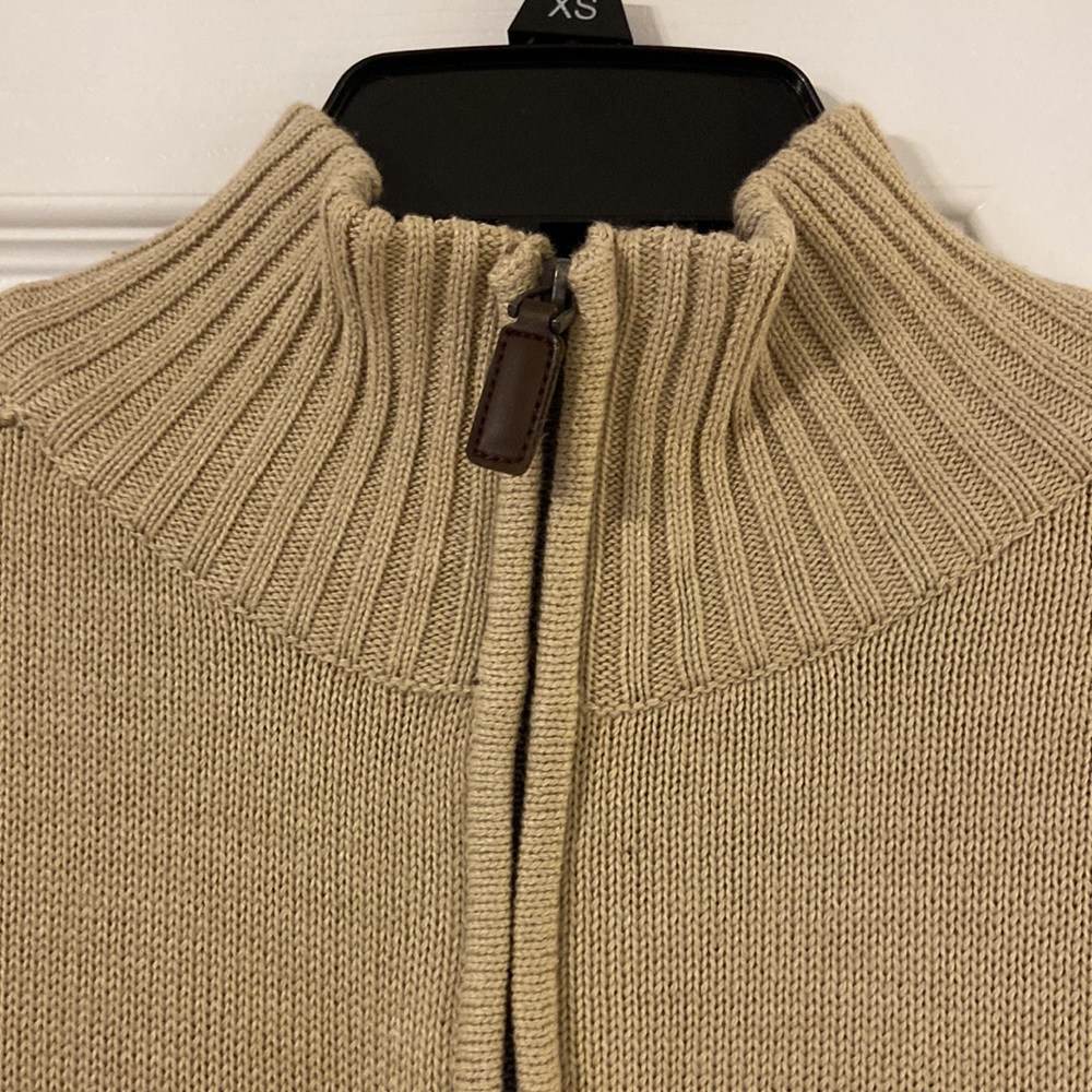 U.S.Polo Ass Man Sweater size S brand new color tan length 27” bust 36” - Picture 3 of 12